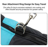 Winter Pet Dog Padded Vest with Waterproof Shell, Warm Fleece Lining, and Leash Attachment Ring for Outdoor Cold Weather Walks (M, Red)