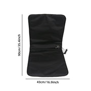 USB-Powered Heated Seat Cushion with Adjustable Temperature, Waterproof Oxford Fabric, Non-Slip Bottom for Office, Home, Outdoor Folding Chairs, Winter Warmth Solution (43×43cm)