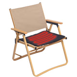 USB-Powered Heated Seat Cushion with Adjustable Temperature, Waterproof Oxford Fabric, Non-Slip Bottom for Office, Home, Outdoor Folding Chairs, Winter Warmth Solution (43×90cm)