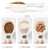 Precision Electronic Weighing Spoon for Pet Food and Kitchen Ingredients, Digital Scale Spoon with LCD Display, Accurate Measurement for Flour, Milk Powder, and Seasonings