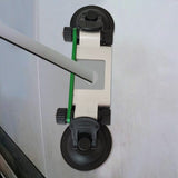 RV Awning Suction Cup Support Bracket – Heavy-Duty Aluminum Vacuum Mount, Tool-Free No-Drill Installation for Camper, Trailer, Van, and Outdoor Camping Awning Poles, 2-Pack Adjustable Stabilizer with Non-Marring Suction Cups (2PCS)