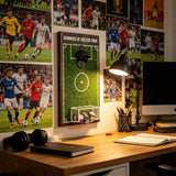 Wall-Mounted Soccer Field Bottle Opener with Goal Net Catcher – Football-Themed Bar Accessory for Game Room, Man Cave, Home Bar, or Outdoor Patio – Unique Gift for Soccer Fans (19.5*38cm) In Australia - Darrahopens