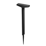 Solar Powered Pathway Lights with PET Laminated Monocrystalline Panel, NiMH Battery, and Black Aluminum Body – Auto On/Off at Dusk, Cordless Installation for Garden Walkways, Patio Steps, Flower Beds, and Landscape Accents – Choose 6000K Cool White or 300