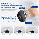 Smart EMS Lumbar Massager with Heat, Airbag Traction and Pulse Modes for Home Relaxation, Muscle Relief and Daily Back Comfort (Flagship Model)