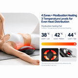 Smart EMS Lumbar Massager with Heat, Airbag Traction and Pulse Modes for Home Relaxation, Muscle Relief and Daily Back Comfort (Flagship Model)