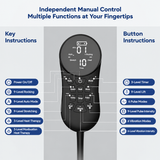 Smart EMS Lumbar Massager with Heat, Airbag Traction and Pulse Modes for Home Relaxation, Muscle Relief and Daily Back Comfort (Flagship Model)