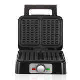 Darrahopens Home & Garden > Kitchenware > Bakeware & Accessories Electric Waffle Maker with Non-Stick Double Square Plates, 1200W Dual-Sided Heating, Compact Flip Design for Quick Breakfast, Desserts and Family Baking in Home Kitchens (Black) In Australia - Darrahopens