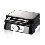 Darrahopens Home & Garden > Kitchenware > Bakeware & Accessories Electric Waffle Maker with Non-Stick Double Square Plates, 1200W Dual-Sided Heating, Compact Flip Design for Quick Breakfast, Desserts and Family Baking in Home Kitchens (Black) In Australia - Darrahopens