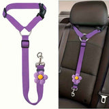 Dog Seat Belt for Car, Pet Car Safety Restraint with Adjustable Straps and Zinc Alloy Hook, Perfect for Securing Your Dog in Vehicle, Ideal Car Safety Strap for Small to Large Dogs, Great Christmas Gift for Pet Lovers (Black) In Australia - Darrahopens