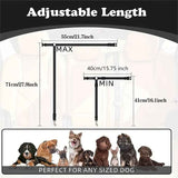 Dog Seat Belt for Car, Pet Car Safety Restraint with Adjustable Straps and Zinc Alloy Hook, Perfect for Securing Your Dog in Vehicle, Ideal Car Safety Strap for Small to Large Dogs, Great Christmas Gift for Pet Lovers (Black) In Australia - Darrahopens