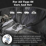 Dog Seat Belt for Car, Pet Car Safety Restraint with Adjustable Straps and Zinc Alloy Hook, Perfect for Securing Your Dog in Vehicle, Ideal Car Safety Strap for Small to Large Dogs, Great Christmas Gift for Pet Lovers (Black) In Australia - Darrahopens