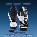Winter Ski Mittens Waterproof & Windproof for Outdoor Snow Sports, with Touchscreen Compatibility, Fleece Lining, Anti-Slip Palm, Adjustable Wrist Strap, and Detachable Leash for Men and Women (M, Pink) In Australia - Darrahopens