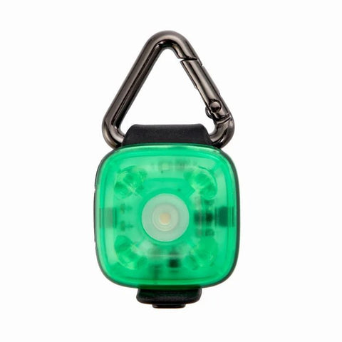 Rechargeable LED Night Safety Light for Dogs - Clip-On Glowing Pendant with IPX4 Waterproof, 3 Light Modes, and Long Battery Life for Evening Walks, Jogging, and Outdoor Adventures (Green)