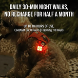 Rechargeable LED Night Safety Light for Dogs - Clip-On Glowing Pendant with IPX4 Waterproof, 3 Light Modes, and Long Battery Life for Evening Walks, Jogging, and Outdoor Adventures (Purple) In Australia - Darrahopens