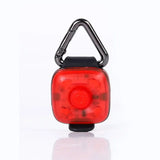 Rechargeable LED Night Safety Light for Dogs - Clip-On Glowing Pendant with IPX4 Waterproof, 3 Light Modes, and Long Battery Life for Evening Walks, Jogging, and Outdoor Adventures (Red)