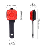 Rechargeable LED Night Safety Light for Dogs - Clip-On Glowing Pendant with IPX4 Waterproof, 3 Light Modes, and Long Battery Life for Evening Walks, Jogging, and Outdoor Adventures (White)