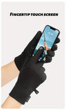 Winter Thermal Touchscreen Gloves for Outdoor Sports – Windproof, Fleece-Lined, Anti-Slip, Compatible with Running, Cycling, Fishing, Skiing, and Daily Cold-Weather Activities (L)
