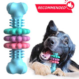 Durable Dog Chew Toy for Aggressive Chewers – Fun Bone-Shaped Dental Toy with Flower Ring Design, Ideal for Medium to Large Dogs, Great for Teeth Cleaning and Training Rewards (Pink) In Australia - Darrahopens