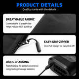 Air Compression Leg Massager Boots for Post-Workout Recovery and Daily Leg Relaxation, Full-Wrap Design with Breathable Fabric and Easy-Grip Zipper, Ideal for Gym and Home Use (A Pair) In Australia - Darrahopens