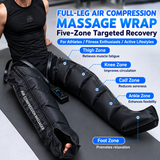 Air Compression Leg Massager Boots for Post-Workout Recovery and Daily Leg Relaxation, Full-Wrap Design with Breathable Fabric and Easy-Grip Zipper, Ideal for Gym and Home Use (A Pair) In Australia - Darrahopens