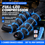 Air Compression Leg Massager Boots for Post-Workout Recovery and Daily Leg Relaxation, Full-Wrap Design with Breathable Fabric and Easy-Grip Zipper, Ideal for Gym and Home Use (A Pair)