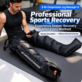 Air Compression Leg Massager Boots for Post-Workout Recovery and Daily Leg Relaxation, Full-Wrap Design with Breathable Fabric and Easy-Grip Zipper, Ideal for Gym and Home Use (Single) In Australia - Darrahopens