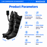 Air Compression Leg Massager Boots for Post-Workout Recovery and Daily Leg Relaxation, Full-Wrap Design with Breathable Fabric and Easy-Grip Zipper, Ideal for Gym and Home Use (Single) In Australia - Darrahopens