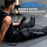Air Compression Leg Massager Boots for Post-Workout Recovery and Daily Leg Relaxation, Full-Wrap Design with Breathable Fabric and Easy-Grip Zipper, Ideal for Gym and Home Use (Single) In Australia - Darrahopens