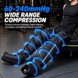 Air Compression Leg Massager Boots for Post-Workout Recovery and Daily Leg Relaxation, Full-Wrap Design with Breathable Fabric and Easy-Grip Zipper, Ideal for Gym and Home Use (Single) In Australia - Darrahopens