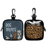 Durable Dog Treat Pouch with Transparent Window, Versatile Travel Organizer for Pet Snacks, Keys, and Small Essentials – Perfect for Outdoor Walks, Training, and Daily Use (B)