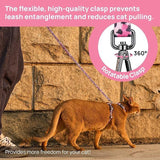 Adjustable Anti-Escape Cat Harness and Leash Set – Soft, Breathable, and Lightweight for Safe Outdoor Adventures with Your Feline Friend (Pink)
