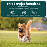 GPS Smart Pet Fence Training Collar with Wireless Boundary Control, Bluetooth App Customization, and Rechargeable Battery for Outdoor Dog Training and Safety (Black)