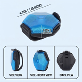 Rechargeable LED Dog Collar Light – IPX4 Waterproof Night Safety Beacon for Walks, Hiking & Camping, 3 Flashing Modes, USB-Powered, Keeps Your Pet Brightly Visible and Secure in Low Light (Blue) In Australia - Darrahopens