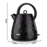 Darrahopens Appliances > Kitchen Appliances > Kettles Electric Kettle 2L Large Capacity Rapid Boil Water Heater with Wide Top Handle and Clear Water Level Window for Home Office Tea and Coffee (Black) In Australia - Darrahopens