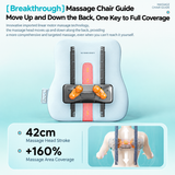 Wireless Multi-Zone Back and Lumbar Massager with Ergonomic Curved Design for Home Office Travel and Full-Body Muscle Relaxation (Cream White) In Australia - Darrahopens