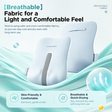 Wireless Multi-Zone Back and Lumbar Massager with Ergonomic Curved Design for Home Office Travel and Full-Body Muscle Relaxation (Cream White)