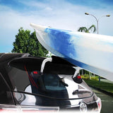 Heavy-Duty Kayak Roof Load Assist with Suction Cup Mount, Adjustable Height Support for Kayaks, Surfboards, and Canoes, Universal Fit for Most Vehicles, Lightweight Aluminum Alloy Construction for Easy and Secure Car Top Loading (Black)