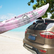 Heavy-Duty Kayak Roof Load Assist with Suction Cup Mount, Adjustable Height Support for Kayaks, Surfboards, and Canoes, Universal Fit for Most Vehicles, Lightweight Aluminum Alloy Construction for Easy and Secure Car Top Loading (Black)