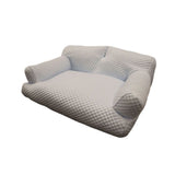 Darrahopens Pet Care > Dog Supplies > Dog Beds Cooling Pet Sofa Bed for Cats and Dogs, Breathable Ice Silk Bean Fabric with Supportive Edges, Removable Washable Cover, Non-Slip Bottom, Ideal for Summer Lounging in Living Rooms and Bedrooms (Light Green, XL) In Australia - Darrahopens