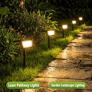Darrahopens Home & Garden > Garden Lights > Other Outdoor Lights Solar Powered Outdoor Landscape Spotlights with IP65 Waterproof ABS+PC Construction, Dual Color Temperature Options for Garden Pathway Wall and Patio Ambient Lighting, Easy Ground Insert or Wall Mount Installation (4PCS, 3200K（Warm White）)