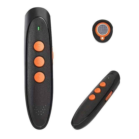 Handheld Ultrasonic Anti-Barking Training Device for Dogs, Safe and Humane Deterrent with LED Light, Indoor and Outdoor Use (Black) In Australia - Darrahopens
