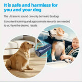 Handheld Ultrasonic Anti-Barking Training Device for Dogs, Safe and Humane Deterrent with LED Light, Indoor and Outdoor Use (Navy) In Australia - Darrahopens