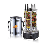 Darrahopens Home & Garden > BBQ > BBQs & Accessories Versatile Vertical Rotating Electric Grill Skewer Machine for Even Cooking and Delicious Homemade Kebabs, Perfect for Family Dinners and Small Gatherings with Friends (Silver) In Australia - Darrahopens