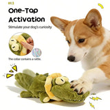 Interactive Rechargeable Electric Plush Dog Toys with Vibration and Sound – Self-Playing Wiggling Puppy Companion for Solo Entertainment and Interactive Play (Spider)