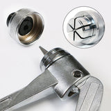 Manual Copper Tube Expander with Lever Design for Refrigeration Pipe Flaring and Connection, Multi-Size Expander Heads for HVAC Installation and Repair Work (Silver)