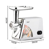 Darrahopens Appliances > Kitchen Appliances > Food Mixers & Blenders Electric Meat Grinder with Stainless Steel Blades and Metal Hopper for Home Kitchen Mincing, Sausage Stuffing and Kibbeh Making (White) In Australia - Darrahopens
