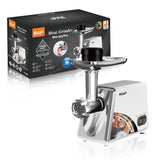 Darrahopens Appliances > Kitchen Appliances > Food Mixers & Blenders Electric Meat Grinder with Stainless Steel Blades and Metal Hopper for Home Kitchen Mincing, Sausage Stuffing and Kibbeh Making (White) In Australia - Darrahopens