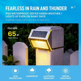 Solar Powered Step Lights for Outdoor Stairs, Stainless Steel & ABS Waterproof LED Step Light with Auto On/Off, Warm White or Cool White Options for Garden, Patio, Walkway, and Fence Night Illumination (24PCS, 3000K Warm White)