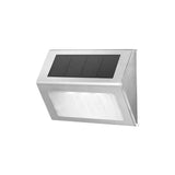 Solar Powered Step Lights for Outdoor Stairs, Stainless Steel & ABS Waterproof LED Step Light with Auto On/Off, Warm White or Cool White Options for Garden, Patio, Walkway, and Fence Night Illumination (24PCS, 6000K Cool White)