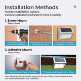 Solar Powered Step Lights for Outdoor Stairs, Stainless Steel & ABS Waterproof LED Step Light with Auto On/Off, Warm White or Cool White Options for Garden, Patio, Walkway, and Fence Night Illumination (24PCS, 6000K Cool White)